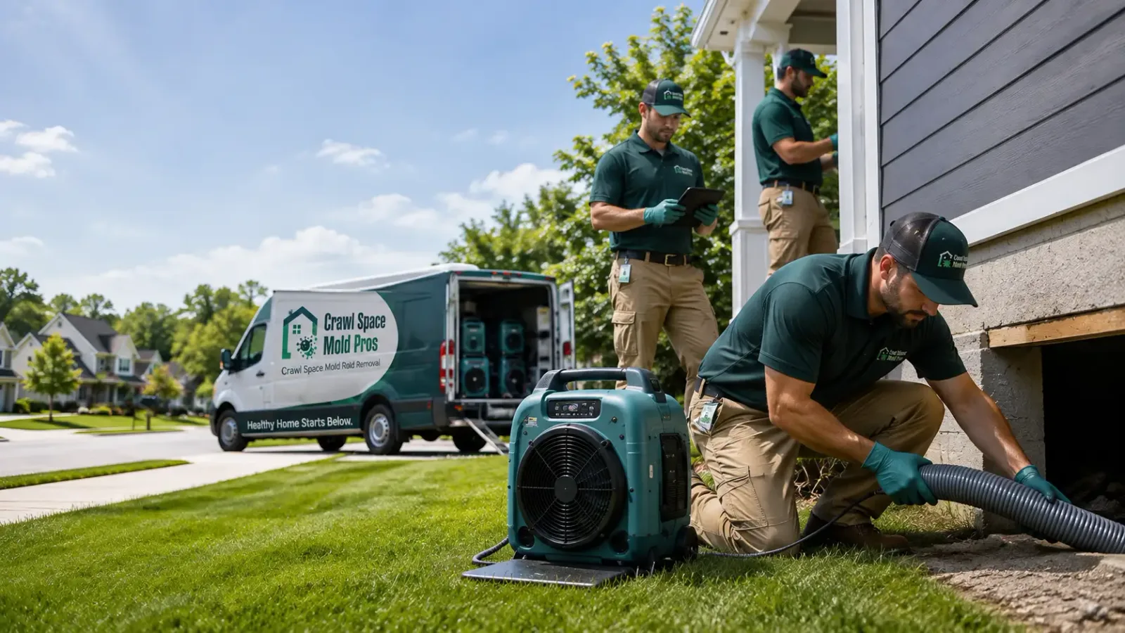 Crawl Space Mold Removal in West Union, IL